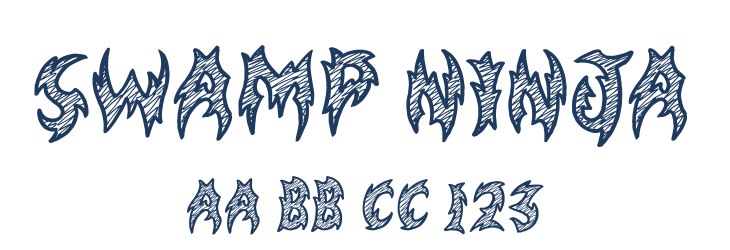 Swamp Ninja Font Preview
