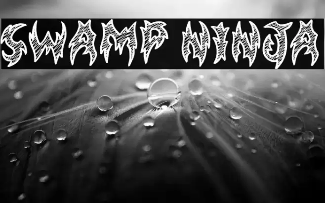 Swamp Ninja Caratteri examples