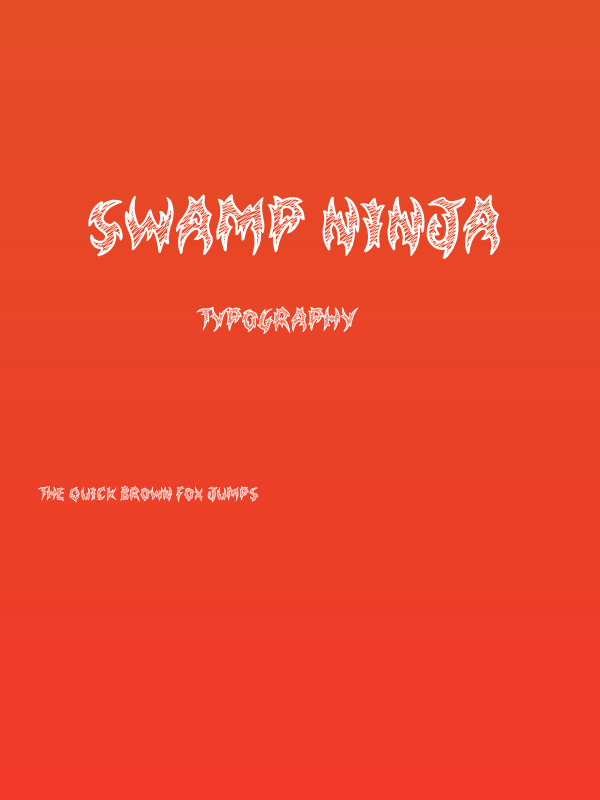 Swamp Ninja Poster