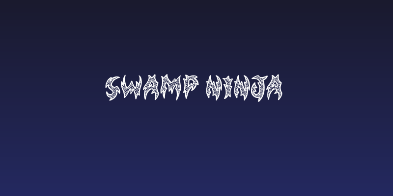 Swamp Ninja Social Header