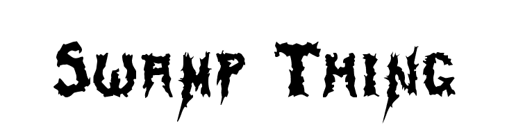 Swamp Thing フォント
