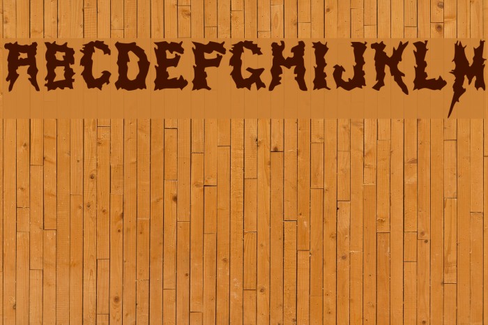 Swamp Thing Font examples