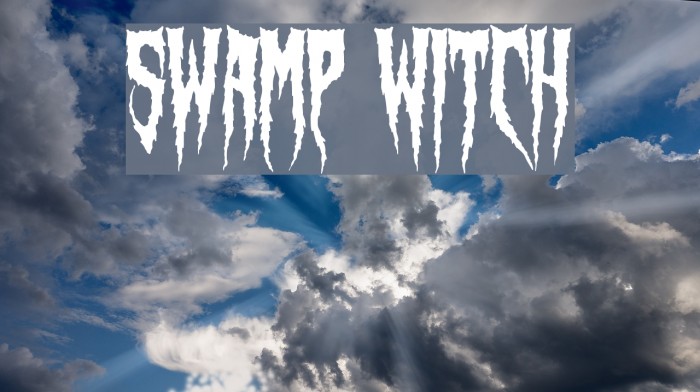 Swamp Witch Font examples