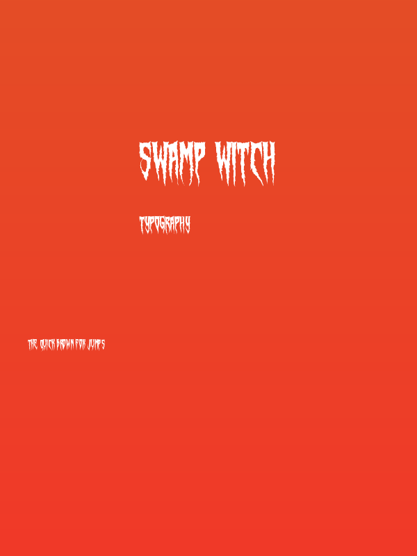 Swamp Witch Poster