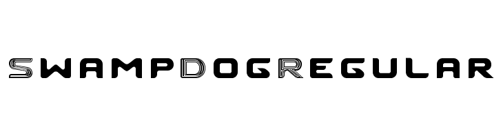 SwampDog Regular  フリーフォントのダウンロード