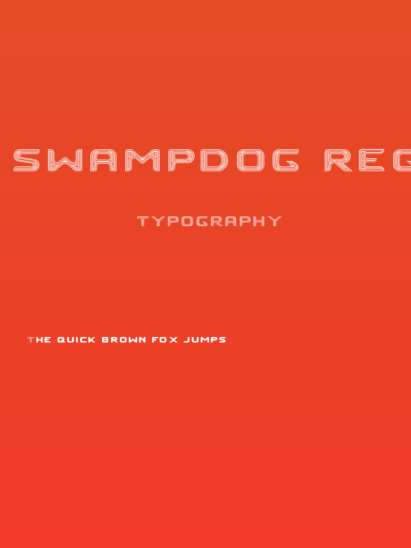 SwampDog Regular Poster