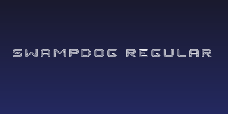 SwampDog Regular Social Header