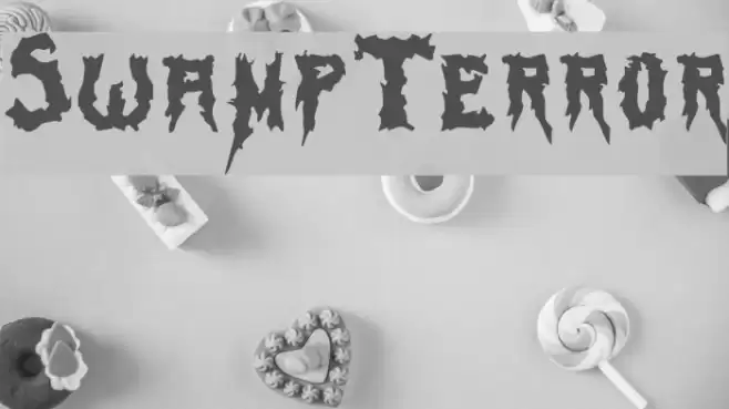 SwampTerror Font examples