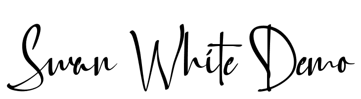 Swan White Demo  Скачать бесплатные шрифты