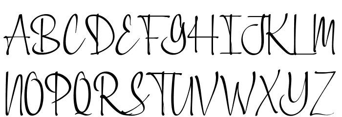 Swan White Demo Font UPPERCASE