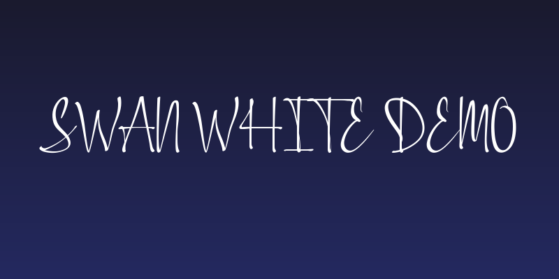 Swan White Demo Social Header