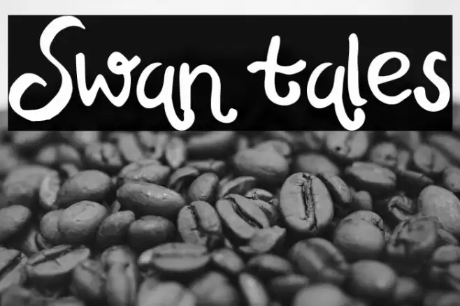 Swan tales Font examples