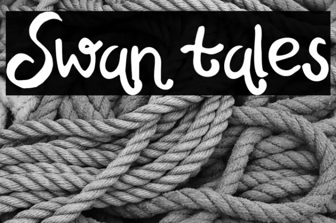 Swan tales Font examples