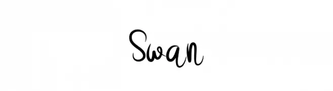 Swan  Fuentes Gratis Descargar