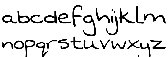 Swanky and Moo Moo Font LOWERCASE