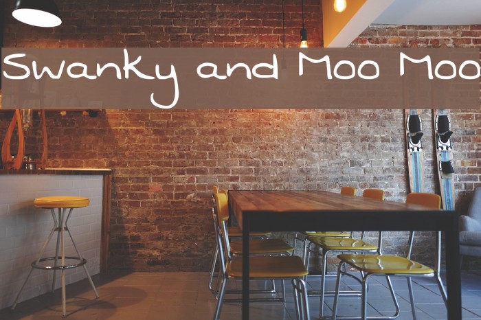 Swanky and Moo Moo Example 1