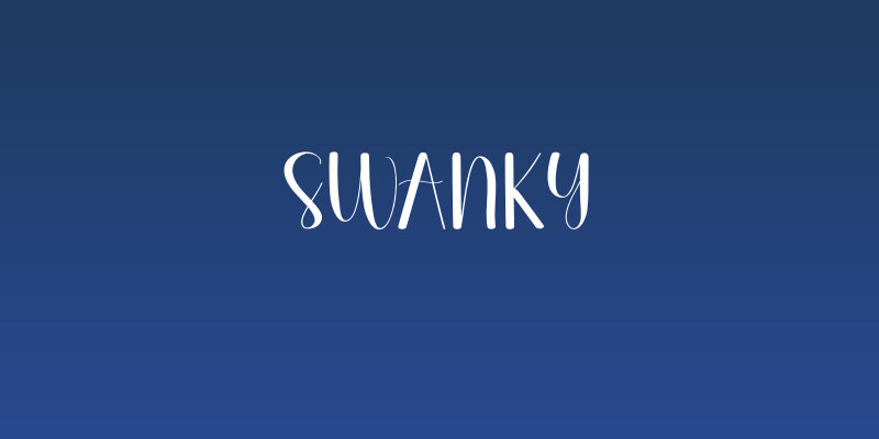 Swanky Social Header