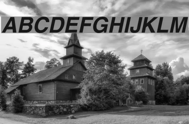 Swansea Bold Italic Font examples