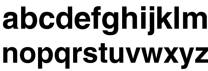 Swansea Bold Font LOWERCASE