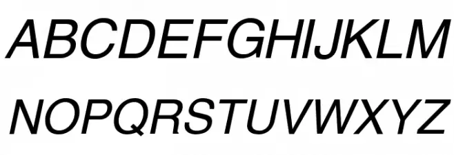 Swansea Italic 字体 大写
