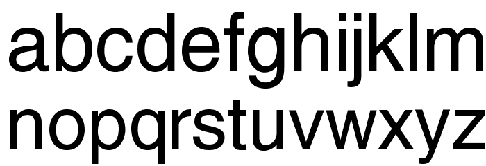 Swansea Font LOWERCASE