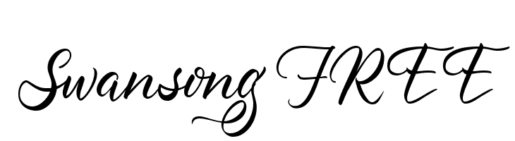 Swansong FREE  フリーフォントのダウンロード