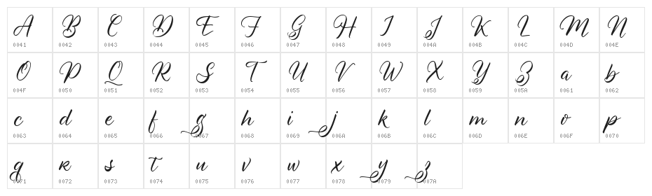 Swansong FREE Character Map