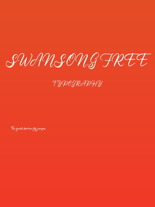 Swansong FREE Poster