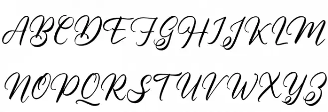 SwansongFREE Schriftart Groß