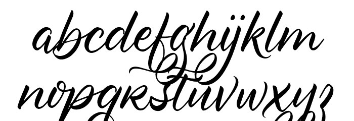 SwansongFREE Font LOWERCASE