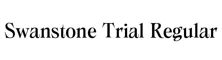 Swanstone Trial Regular  font caratteri gratis