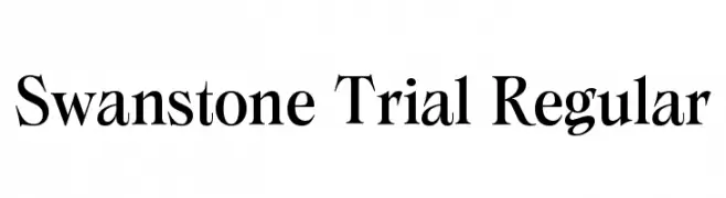 Swanstone Trial Regular  Fuentes Gratis Descargar