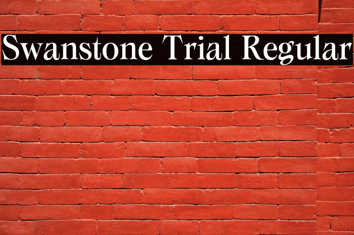 Swanstone Trial Regular Example 1