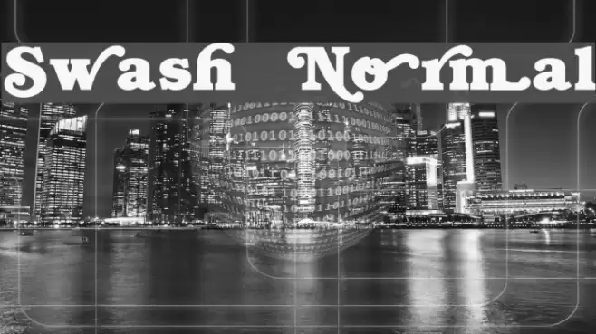 Swash  Normal Fonte examples