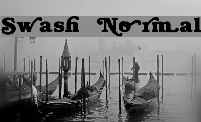 Swash  Normal Fonte examples