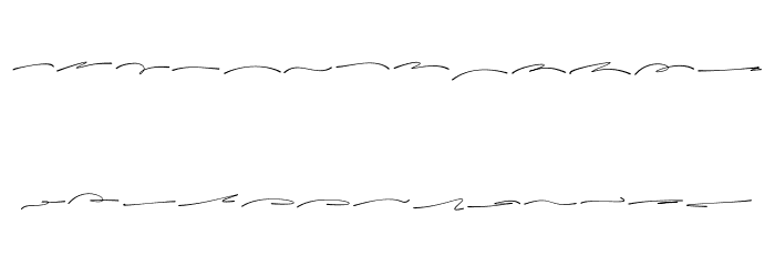 SwashSignaturePersonalUseOnly Font LOWERCASE