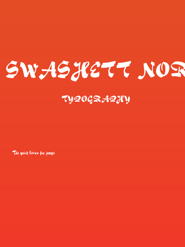 Swashett Normal Poster