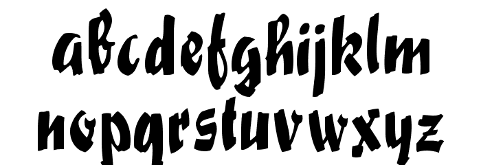 Swashett Normal Font LOWERCASE
