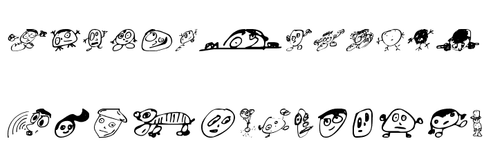 Swatbats 1 Font LOWERCASE