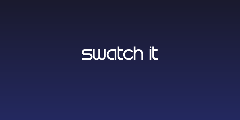 Swatch it Social Header