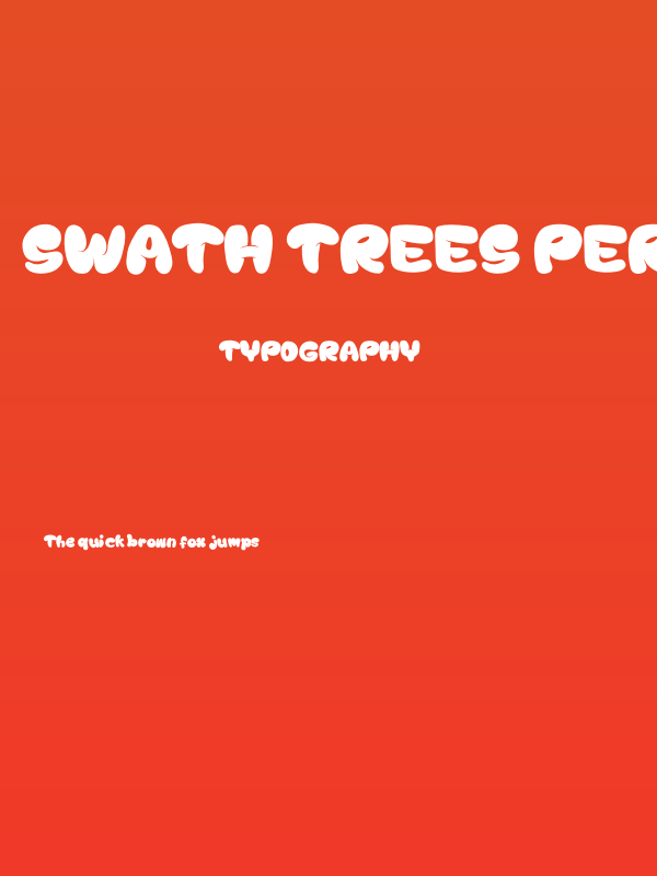 Swath Trees Personal Use Poster
