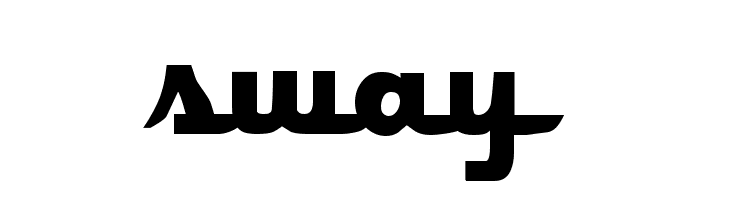 Sway  font caratteri gratis