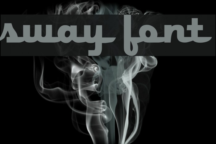 Sway Font examples