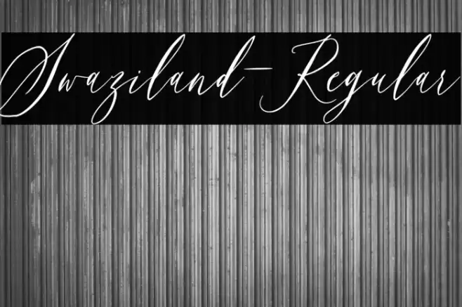 Swaziland-Regular Font examples