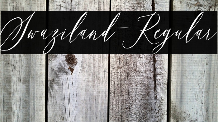 Swaziland-Regular Example 3