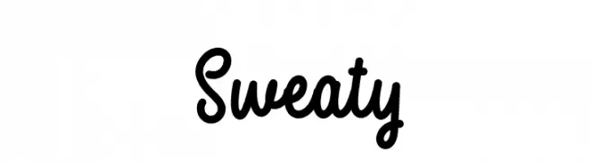 Sweaty  les polices de caractères gratuit tlcharger