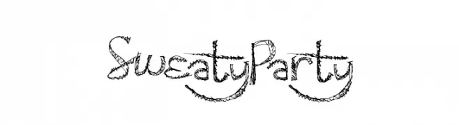 SweatyParty  नि: शुल्क फ़ॉन्ट्स डाउनलोड