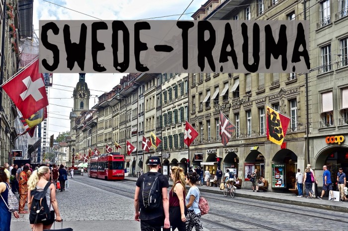 Swede-Trauma Font examples
