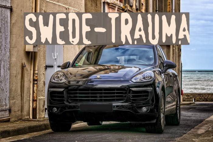 Swede-Trauma Font examples