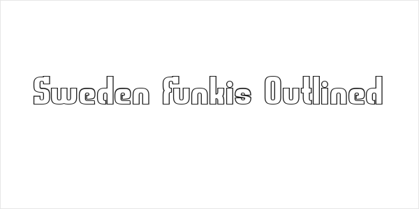 Sweden Funkis Outlined Logo
